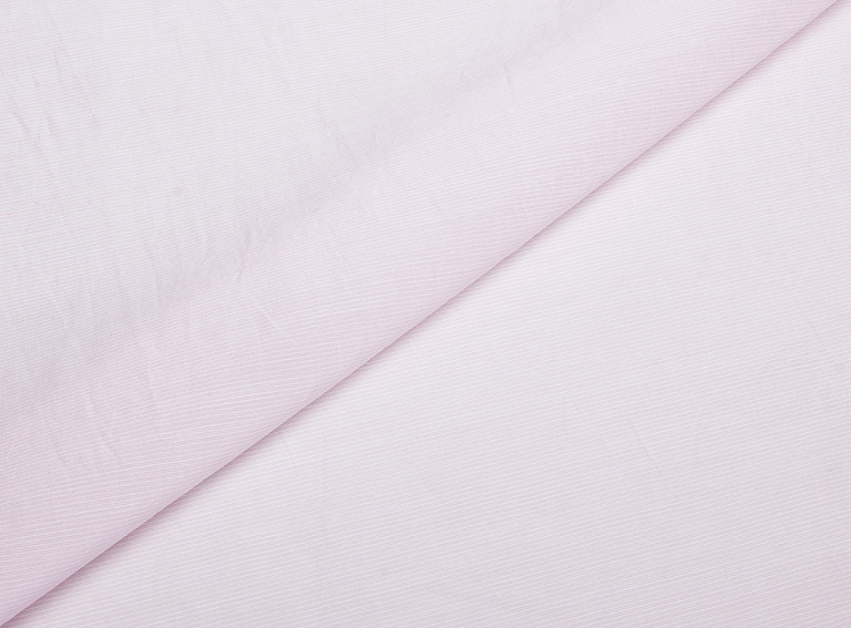 Фото ткани Батист тип Brunello Cucinelli, цвет - розовый, молочный, полоска
