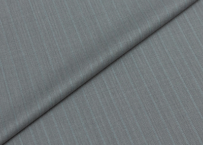 Фото ткани Шерстяная ткань тип Ermenegildo Zegna с голубой полоской, цвет - серый