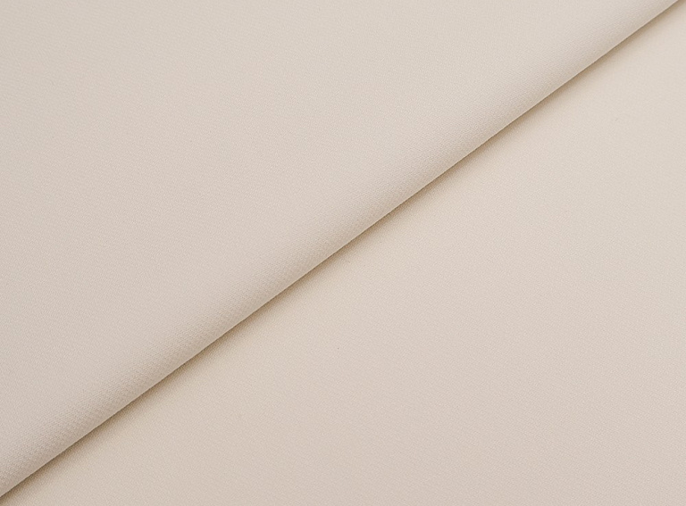 Фото ткани Шерстяная ткань с шелком тип Valentino, цвет - молочный