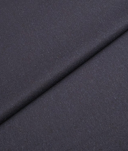 Кашемировая ткань тип Ermenegildo Zegna (на клеевой), цвет - синий и темно-синий. Изображение 1