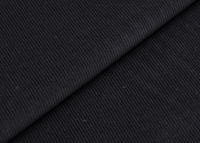 Фото ткани Хлопковый вельвет, цвет - темно-синий