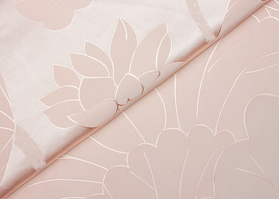 Фото ткани Натуральный шелк, цвет - розовый