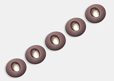 Фото ткани Пуговица, цвет - коричневый