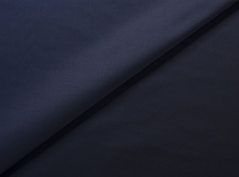 Фото ткани Хлопковая ткань, цвет - темно-синий