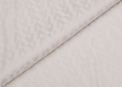 Фото ткани Подкладочная ткань тип Valentino с рисунком, цвет - молочный