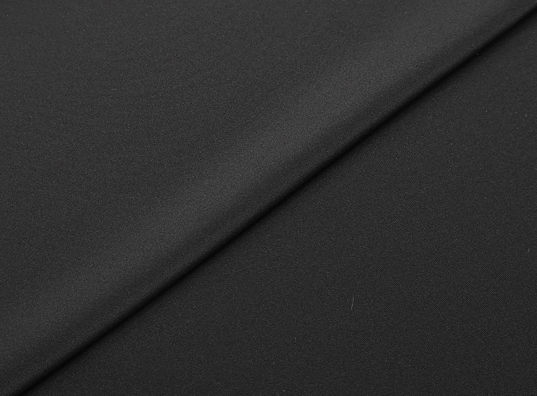 Фото ткани Натуральный шелк (крепдешин), цвет - черный