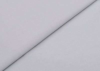 Фото ткани Хлопковая ткань со льном крэш, цвет - голубой