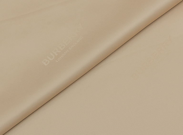 Фото ткани Подкладочная ткань тип Burberry с рисунком, цвет - бежевый