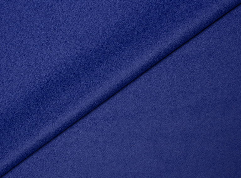 Фото ткани Кашемировая ткань тип Loro Piana, цвет - синий, электрик