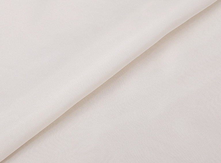 Фото ткани Шелковая органза, цвет - слоновая кость