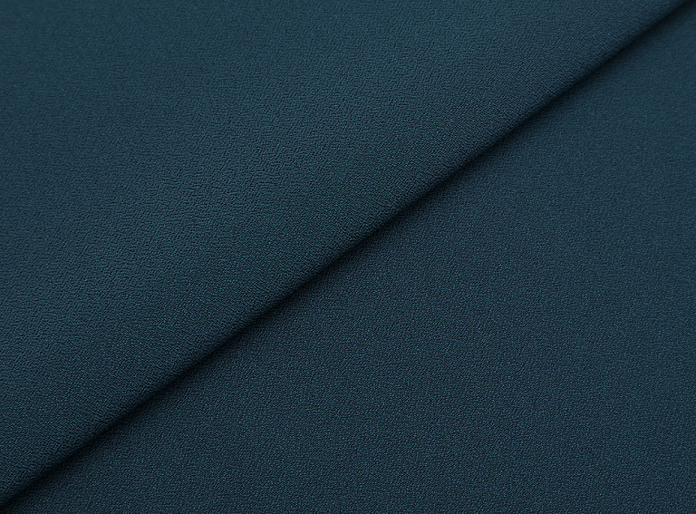 Фото ткани Вискоза креп, цвет - синий