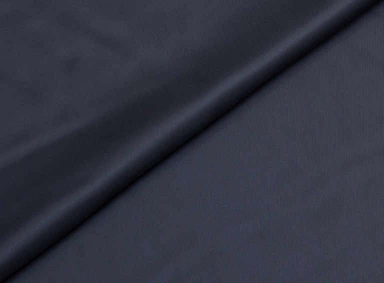 Фото ткани Подкладочная ткань, цвет - синий