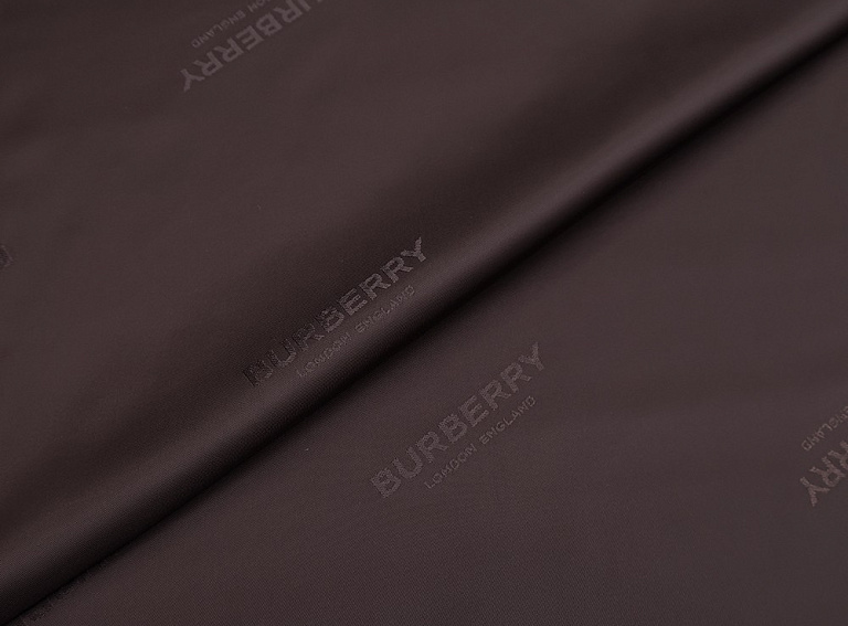 Фото ткани Подкладочная ткань тип Burberry с рисунком, цвет - коричневый