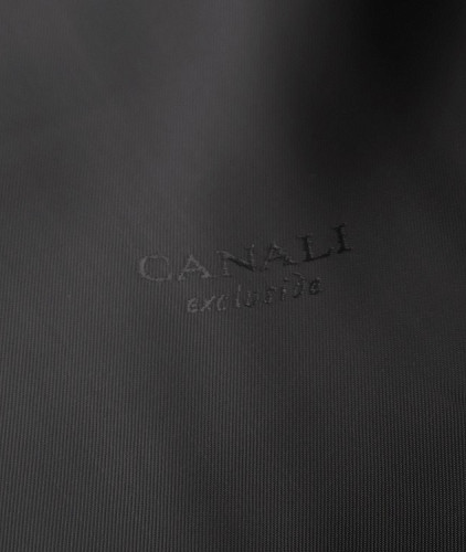 Подкладочная ткань тип Canali, цвет - черный. Изображение 4