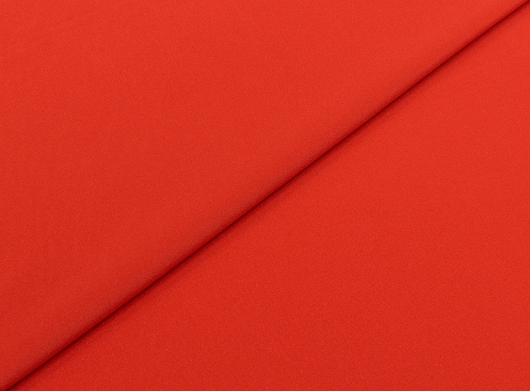 Фото ткани Натуральный шелк, цвет - красный