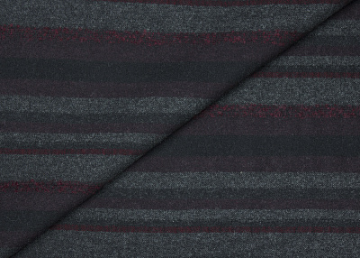 Фото ткани Шерстяная ткань, цвет - серый, бордовый, полоска
