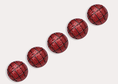 Фото ткани Пуговица, цвет - красный