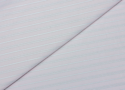 Фото ткани Хлопковая ткань тип Brunello Cucinelli, цвет - розовый, белый, полоска