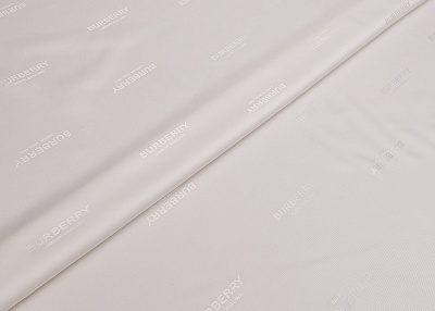 Фото ткани Подкладочная ткань тип Burberry, цвет - белый