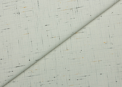 Фото ткани Хлопковая ткань тип Bottega Veneta с рисунком, цвет - черный и экрю