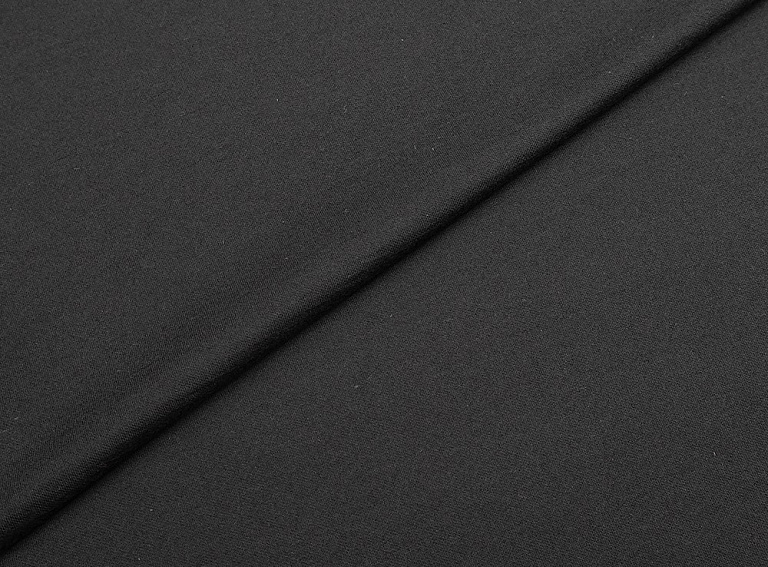 Фото ткани Трикотаж кашемир тип Ermenegildo Zegna, цвет - черный