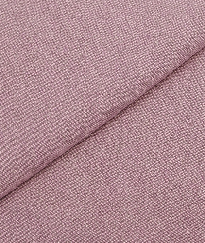 Льняная ткань тип Loro Piana, цвет - розово-сиреневый. Изображение 1