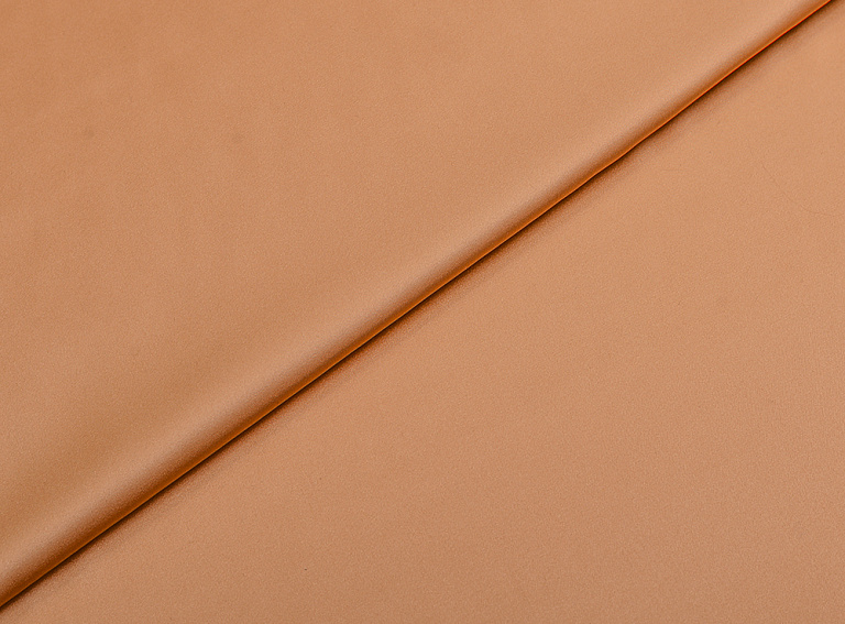 Фото ткани Натуральный шелк, цвет - персиковый