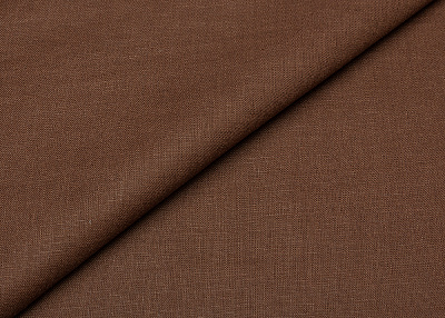 Фото ткани Льняная ткань, цвет - коричневый
