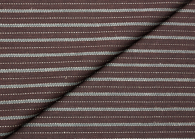 Фото ткани Льняная ткань тип Loro Piana, цвет - коричневый и полоска