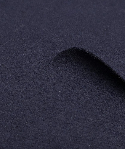 Трикотаж кашемир тип Loro Piana, цвет - синий и темно-синий. Изображение 2