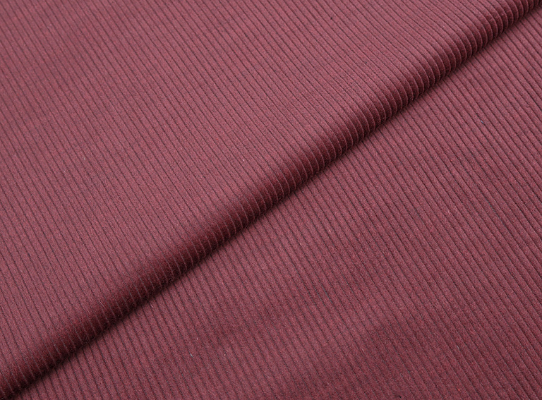 Фото ткани Хлопковый вельвет тип Brunello Cucinelli, цвет - бордовый