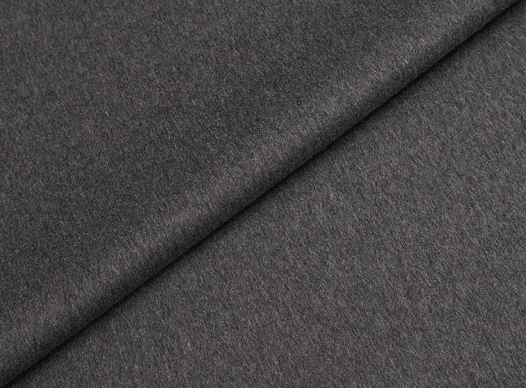 Фото ткани Шерст викуньи с кашемиром тип Loro Piana (дабл), цвет - серый