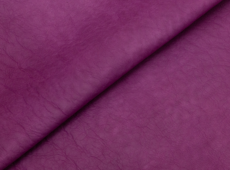 Фото ткани Натуральная кожа (шкурки), цвет - фуксия