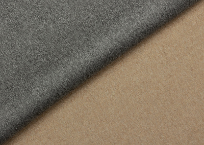 Фото ткани Кашемировая ткань (дабл), цвет - бежевый и серый