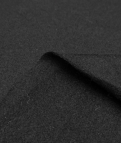 Трикотаж кашемир тип Ermenegildo Zegna, цвет - черный. Изображение 2