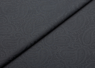 Фото ткани Хлопковая ткань тип Gucci, цвет - черный и пейсли