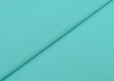 Фото ткани Натуральный шелк креп, цвет - тиффани