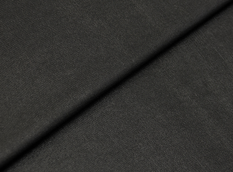 Фото ткани Трикотаж с блеском тип Armani, цвет - черный