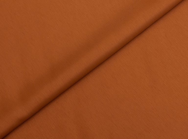 Фото ткани Подкладочная ткань, цвет - терракотовый
