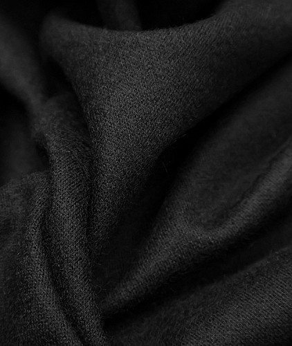 Трикотаж кашемир тип Ermenegildo Zegna, цвет - черный. Изображение 4