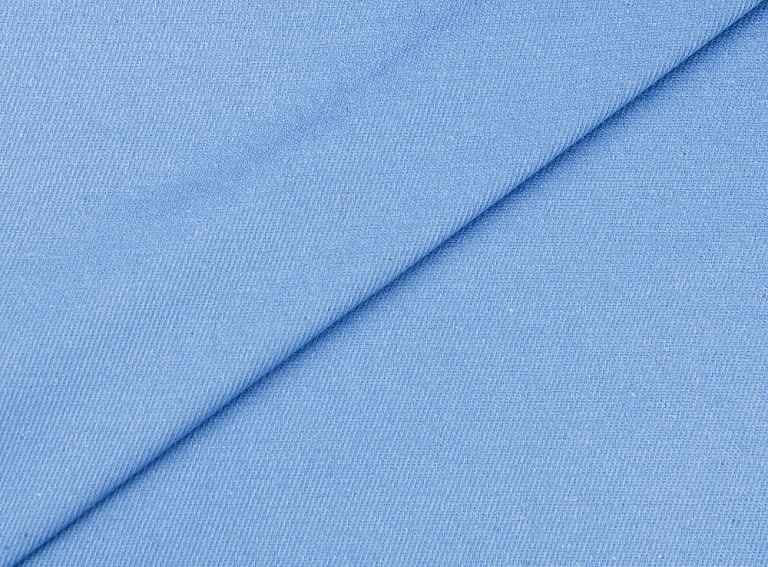Фото ткани Натуральный шелк, цвет - голубой