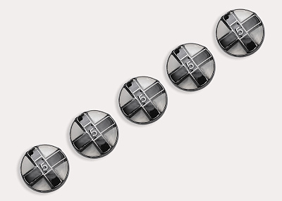 Фото ткани Пуговица, цвет - черный