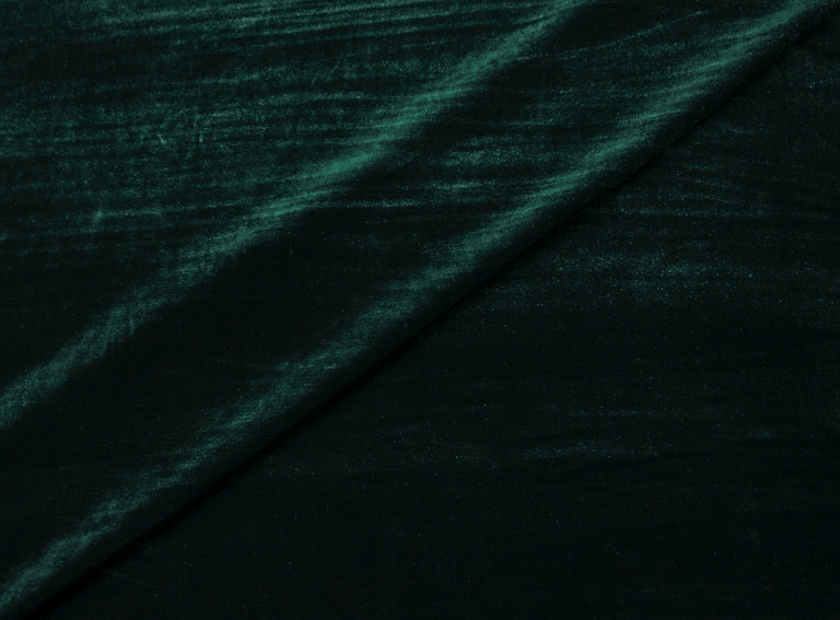 Фото ткани Бархат, цвет - зеленый