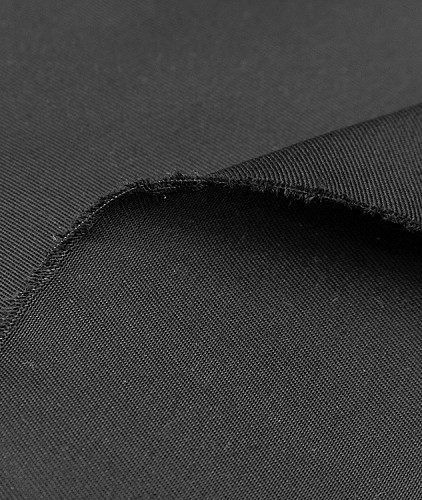 Хлопковая джинса тип Loro Piana, цвет - черный. Изображение 2