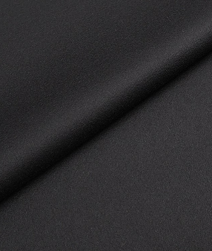 Кашемировая ткань тип Valentino, цвет - черный. Изображение 1