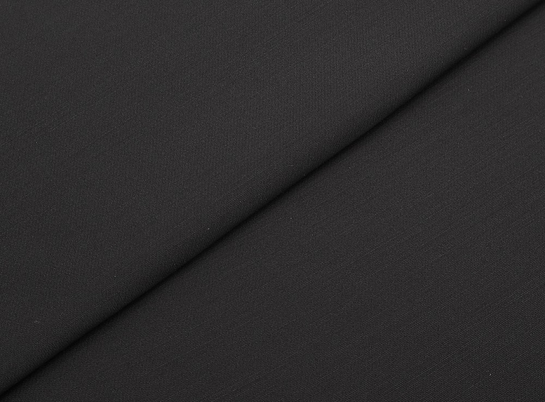 Фото ткани Шерстяная ткань с шелком, цвет - черный