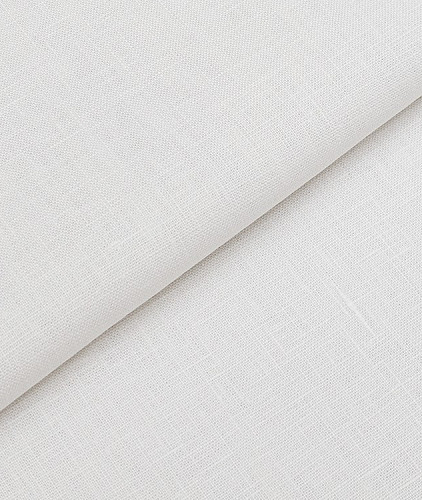 Льняная ткань тип Loro Piana, цвет - белый. Изображение 1