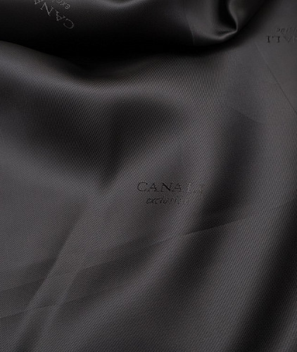 Подкладочная ткань тип Canali, цвет - синий и темно-синий. Изображение 4