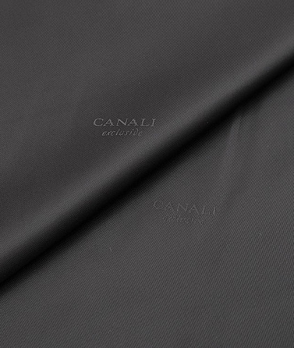 Подкладочная ткань тип Canali, цвет - черный. Изображение 1