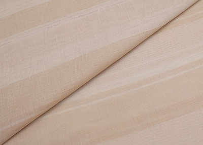 Фото ткани Ткань для штор в полоску, цвет - бежевый